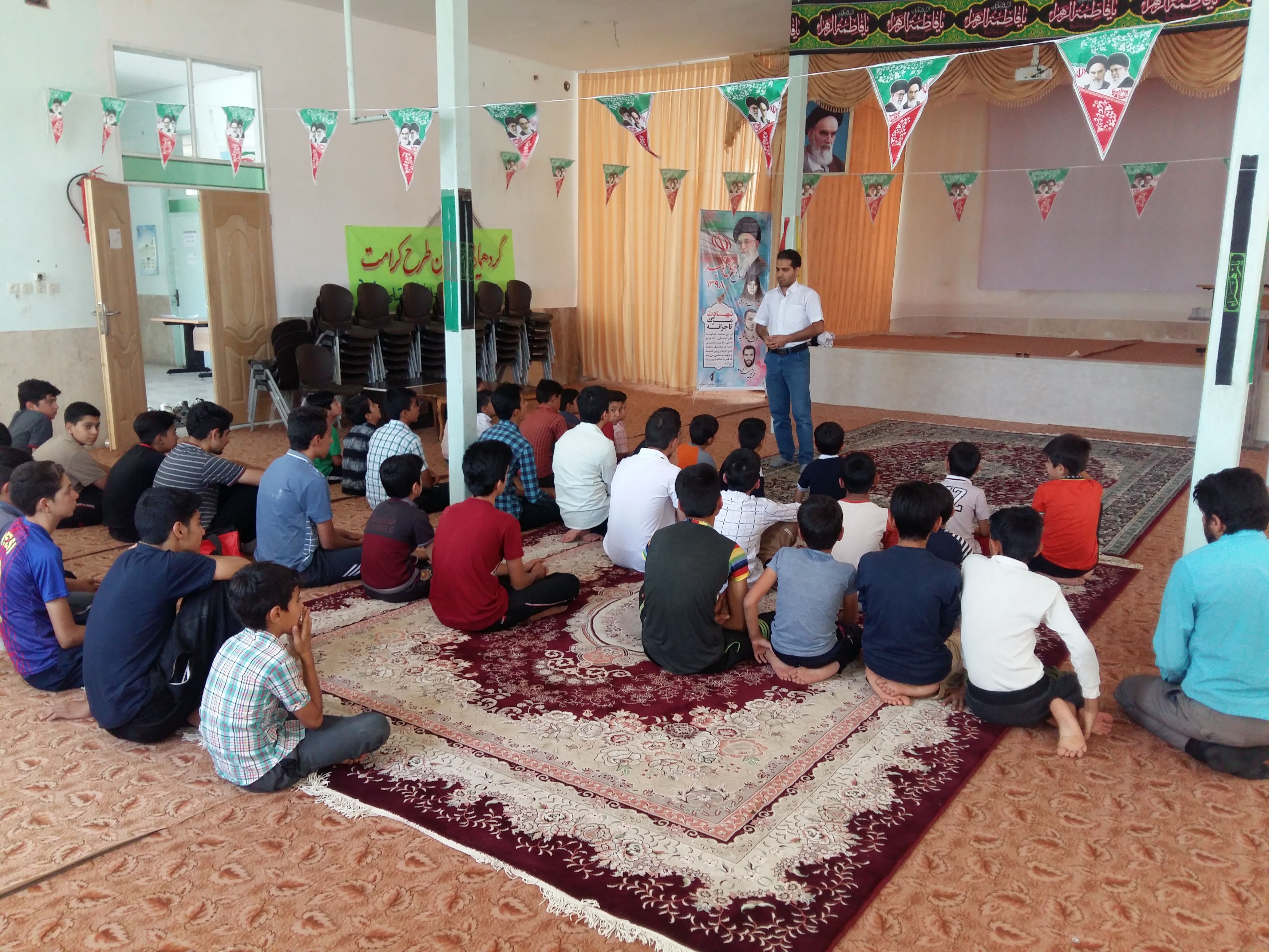 جلسه استعدادیابی کاراته در نصرآباد