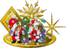 Shabahang's Gifs & Animated. Santa sleigh and Reindee.Happy New Yearتصاویر متحرک کریسمس مبارک.بابا نوئل گوزن و سورتمه. تصاویر متحرک شباهنگ 