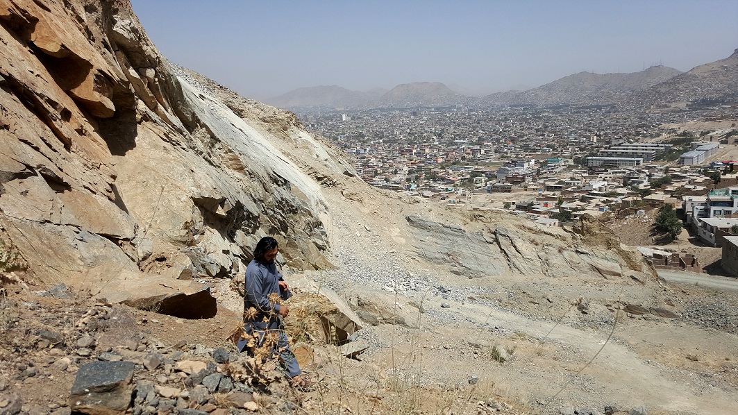 شهر زیبا کابل از بلندای کوه چهلستون 