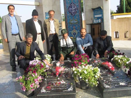 مراسم زیارت عاشورا و تجدید میثاق با شهدا به مناسبت سوم خرداد آزادسازی خرمشهر