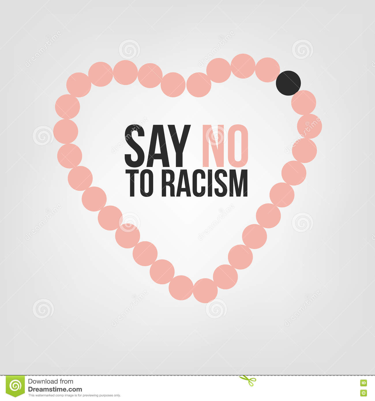 say no to racism