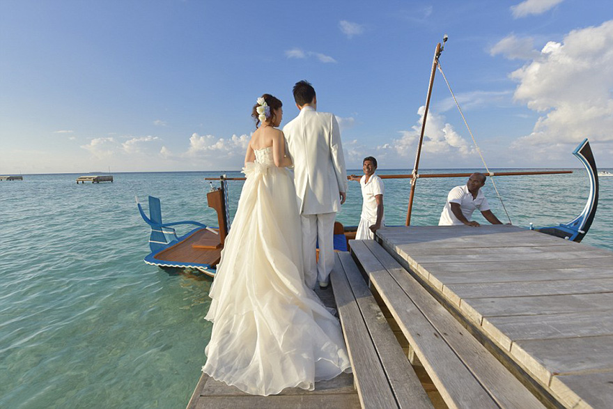 عروسی در مالدیو 