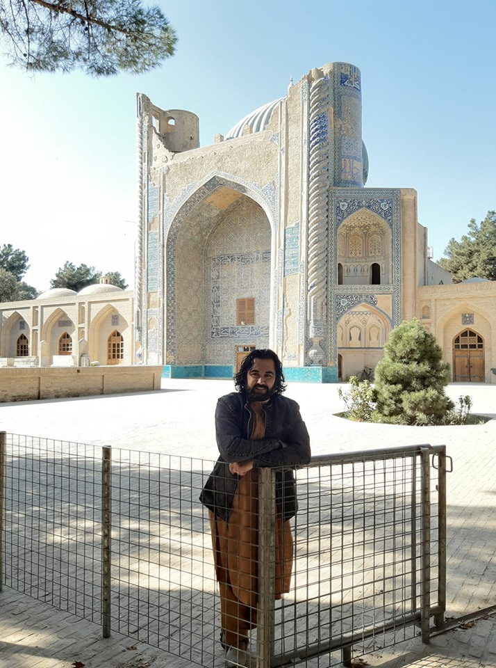 مسجد سبز شهر بلخ تصویر احمد محمود امپراطور مزار شریف