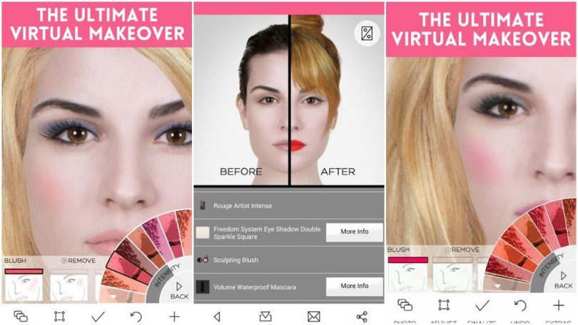 دانلود نرم افزار آرایشگر مجازی اندروید  YouCam Makeup PRO – Magic Selfie Makeovers v5.70.3 
