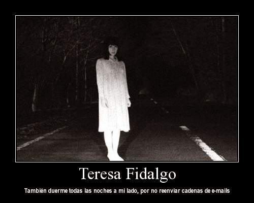ترسا فیدالگو Teresa Fidalgo داستان یک روح!!! 1