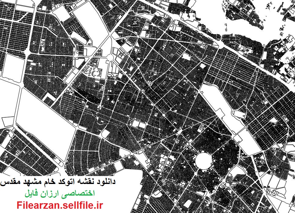 دانلود نقشه کدی شهر مشهد بصورت کامل