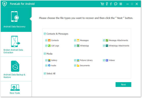 دانلود Aiseesoft FoneLab for Android 3.1.16 نرم افزار بازیابی اطلاعات گوشی اندروید