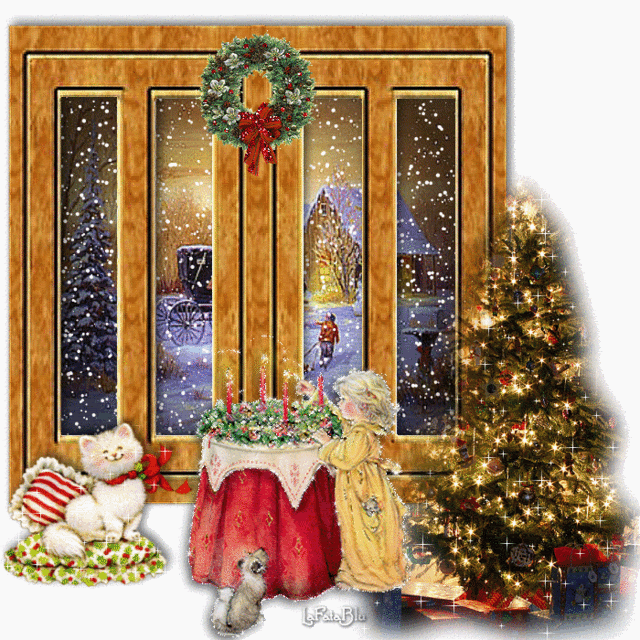 Shabahang20 Gif and Animated-Christmas Windows-تصاویر متحرک شباهنگ-کریسمس-پنجره