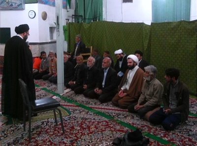 ریاست سازمان تبلیغات اسلامی در مسجد جامع روداب