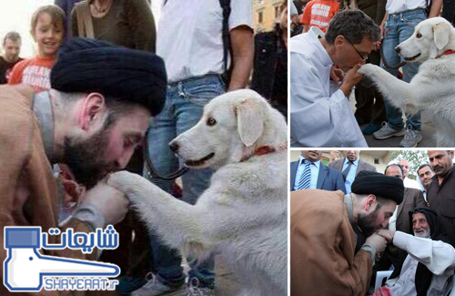 بوسیدن دست سگ توسط امام جمعه ترکیه ! 1