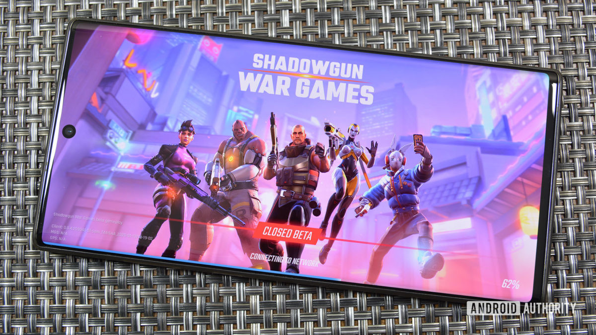 Shadowgun War Games title screen
