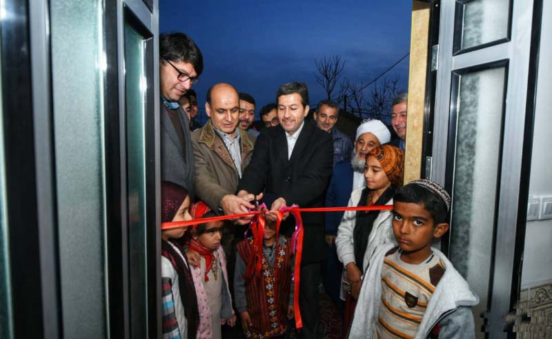 افتتاح یک واحد مسکونی آسیب دیده از سیل در آق قلا