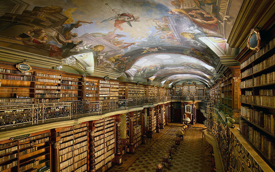 زیباترین کتابخانه جهان 1