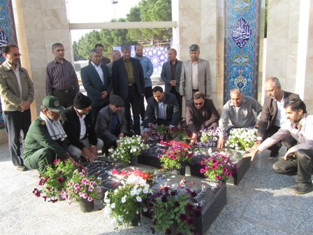 مراسم زیارت عاشورا و تجدید میثاق با شهدا به مناسبت سوم خرداد آزادسازی خرمشهر