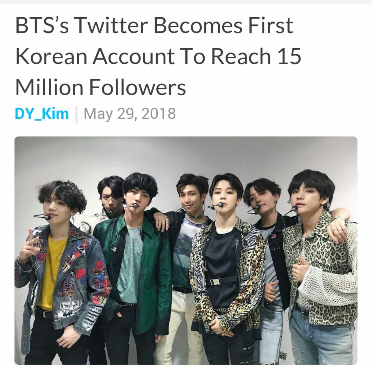 ukgj photo 2018 05 30 19 51 20 - BTS's Twitter Vecomes First koream Account To Reach 15 Milion Flolowers