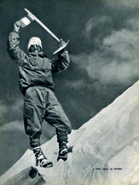 تصویری از اولین صعود موریک هرزبورگ