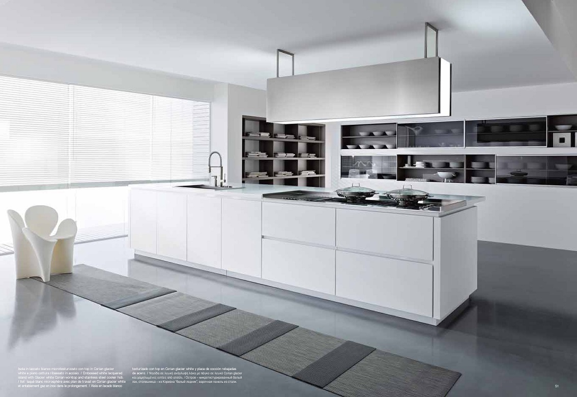  نمونه طرح های کابینت سفید آشپزخانه(بخش اول)