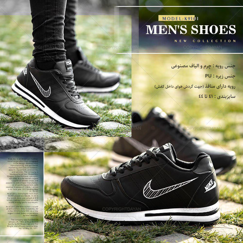 کفش مردانه نایک Nike مدل K9101 (مشکی)