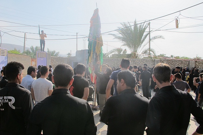حضور گسترده مردم روستای لاور شرقی در عزاداری روز تاسوعای حسینی
