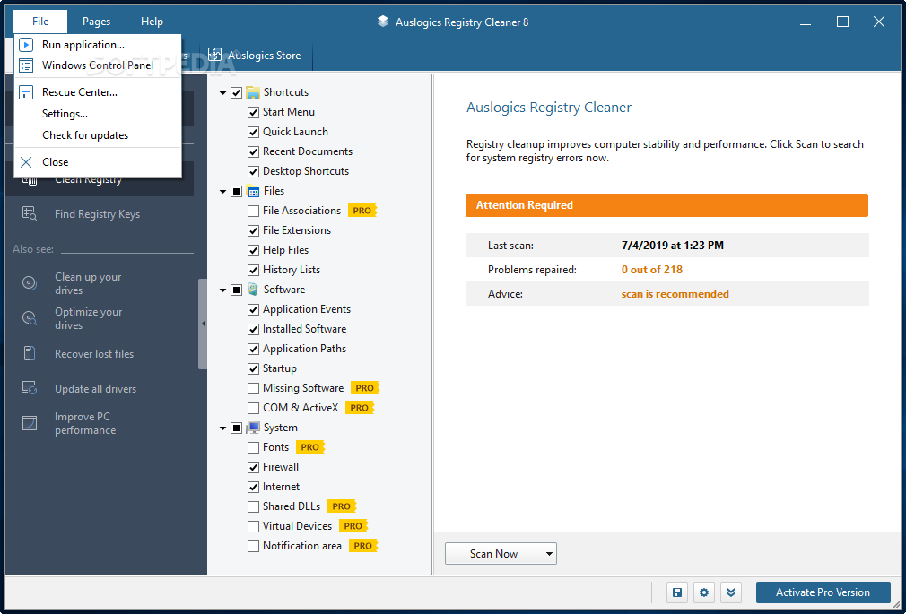دانلود نرم افزار بهینه سازی رجیستری Auslogics Registry Cleaner Pro 9.0 + Crack 