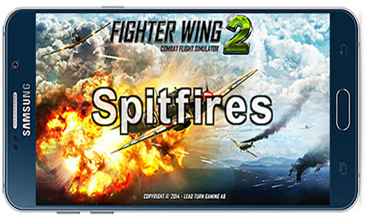 دانلود بازی اندروید FighterWing 2 Spitfire