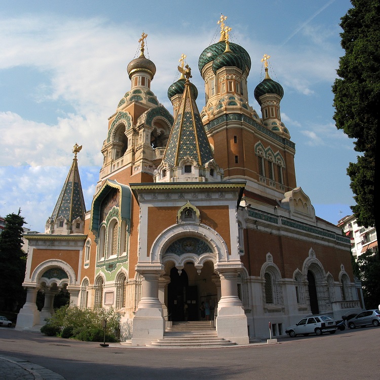 کلیسای جامع ارتدکس روسیه سنت نیکلاس واقع در شهر نیس فرانسه