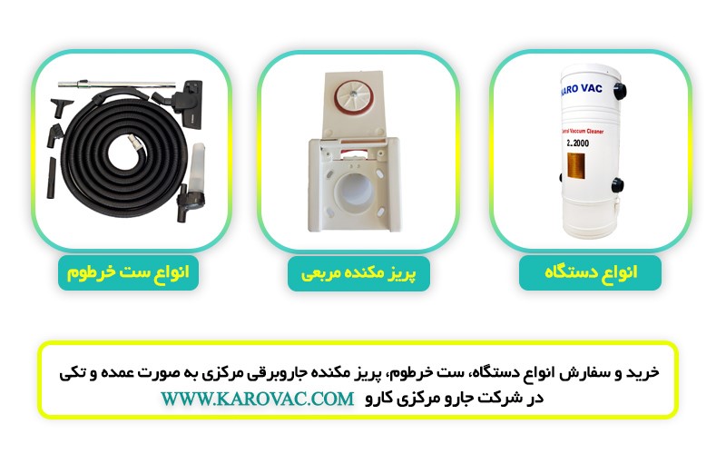 فروشگاه جاروبرقی مرکزی دستگاه پریز ست خرطوم