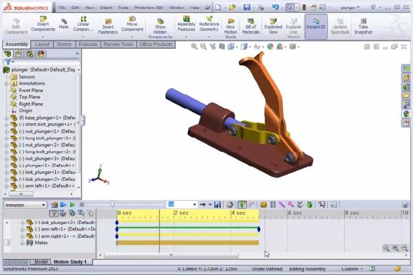 ویژگیهای اصلی نرم افزار Solidworks