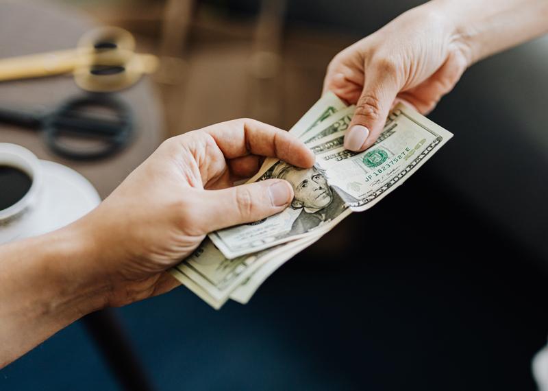 انتقال پول به روش دستی