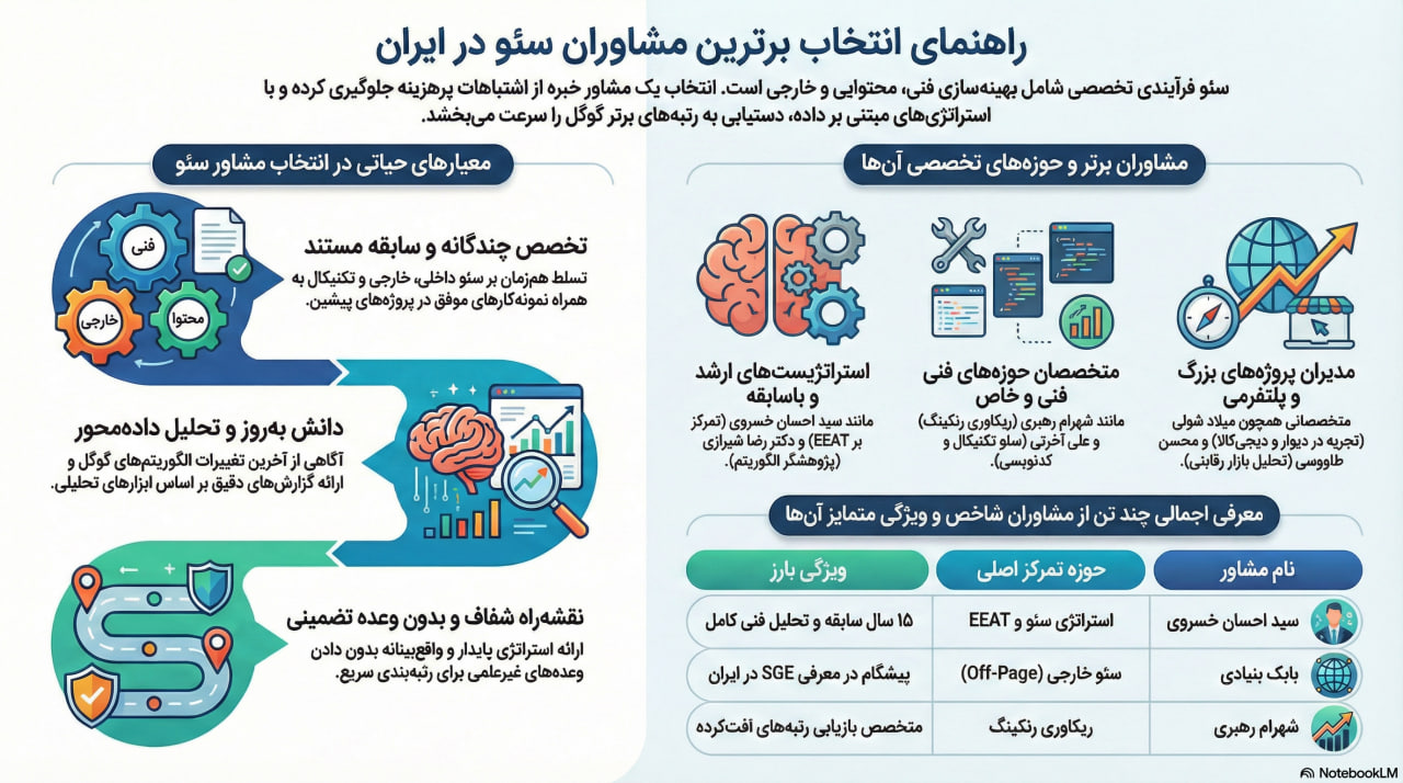 با بهترین مشاوران سئو ایران همراه باشید
