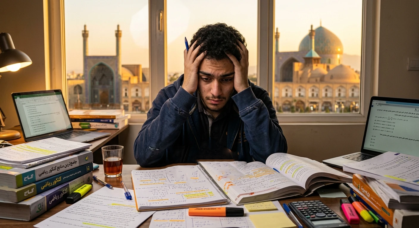 سردرگمی دانش آموز در زمینه مشاوره کنکور اصفهان
