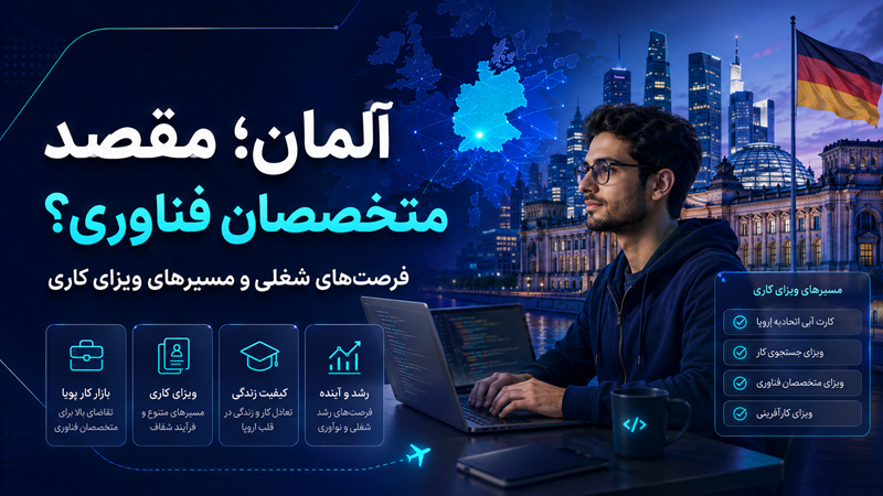 شرایط مهاجرت برنامهنویسان به آلمان از طریق ویزای کاری