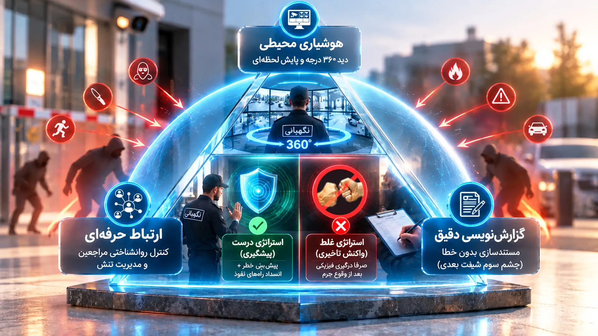 هوشیاری 360درجه نگهبان
