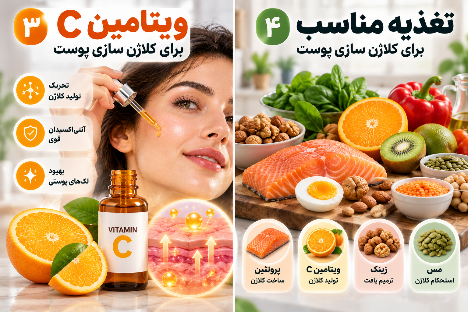 بهترین روش کلاژن سازی پوست صورت